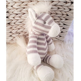 Hudson the Horse Grey Stripe Knitted Toy